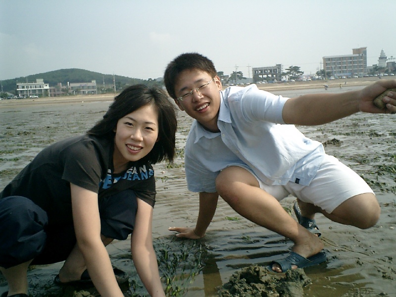 2003년도 하계 학술동아리 연합 MT (안면도 해수욕장에서)